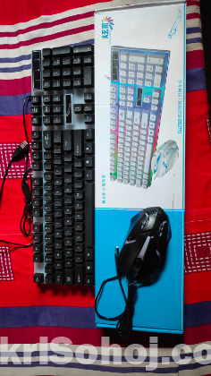 G21B wired keyboard and mouse combo